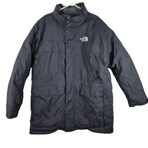 The North Face Mens Hyvent 550 Goose Down Black Heavy Winter Coat Y2K Size XXL